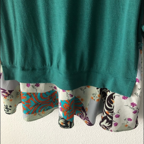 🌿🌿🌿LITTLE YELLOW BUTTON Boho Underlay Sweater - Picture 8 of 8